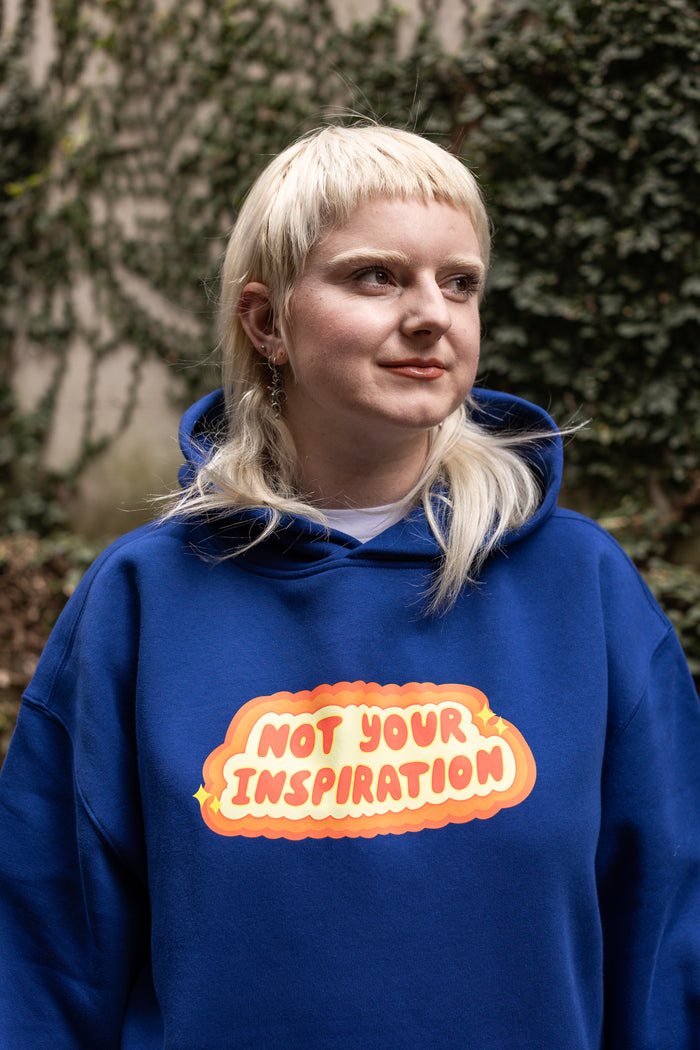 'Not your inspiration' Hoodie by Pinky Fang